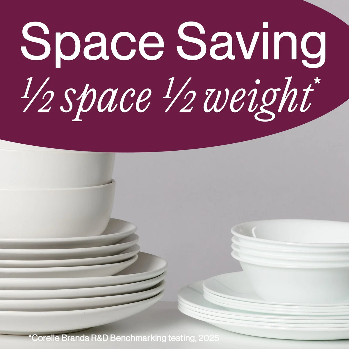 1-Quart White Glass Serving Bowl