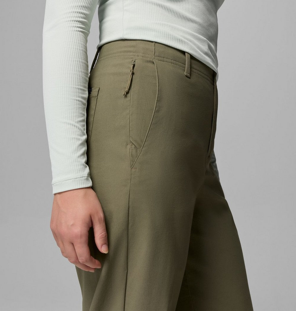 Women's Stretch Wide-Leg Pants - Green