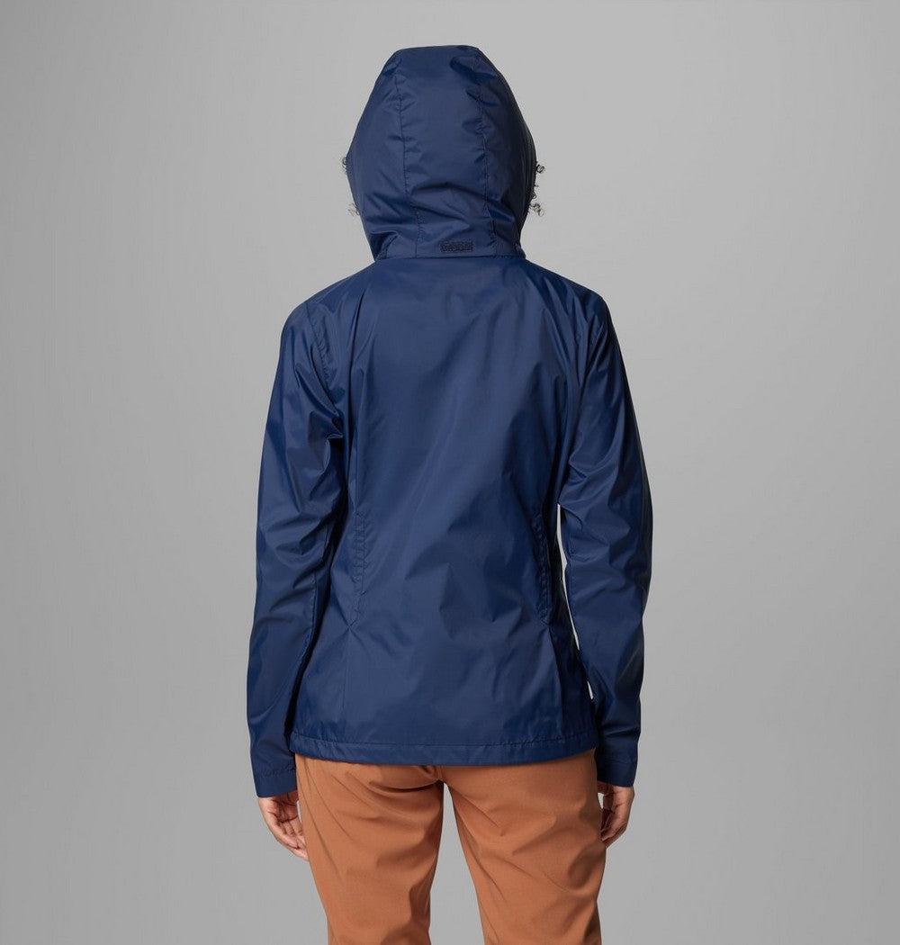 Women's Packable Water-Repellent Jacket - Blue