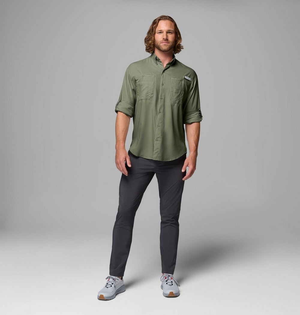 Men's Long-Sleeve Fishing Shirt - Teal