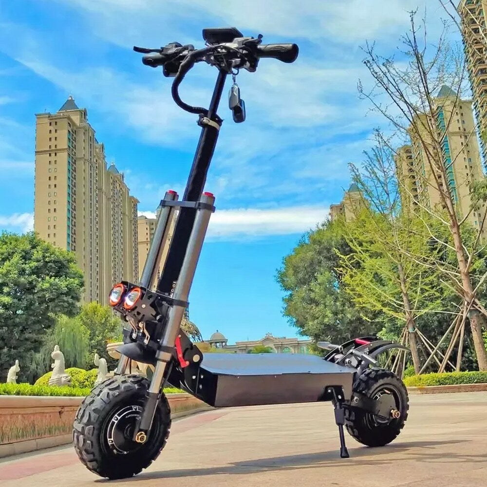 eHoodax Electric Scooter, 5600W Dual Motor, 60V40AH, 11-Inch Tires, Regular Version 20 Miles - HB07