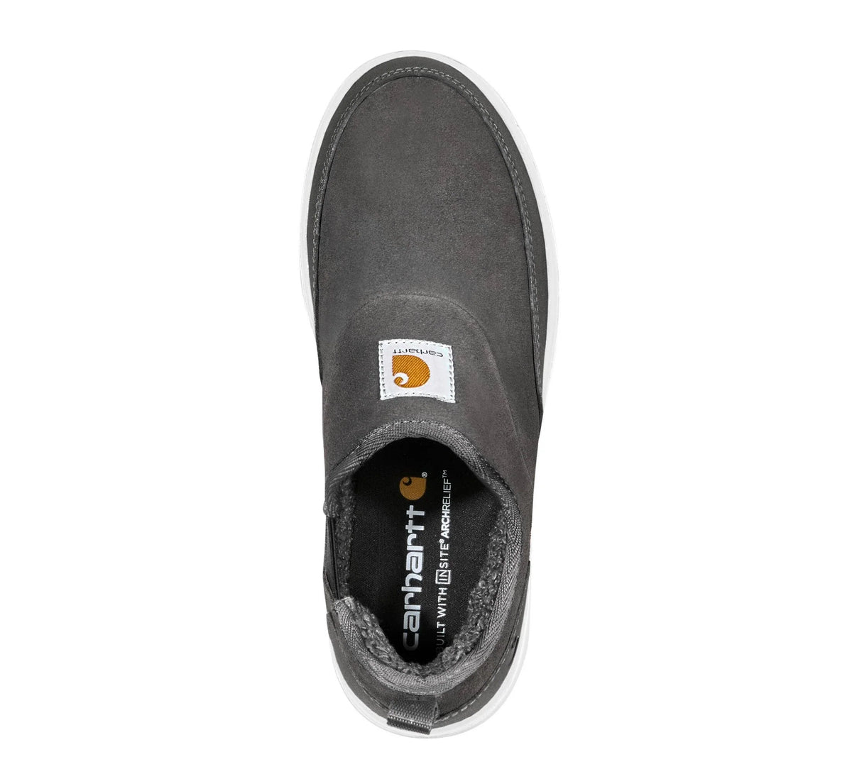 Women's Sherpa-Lined Suede Slip-On Shoe - Brown