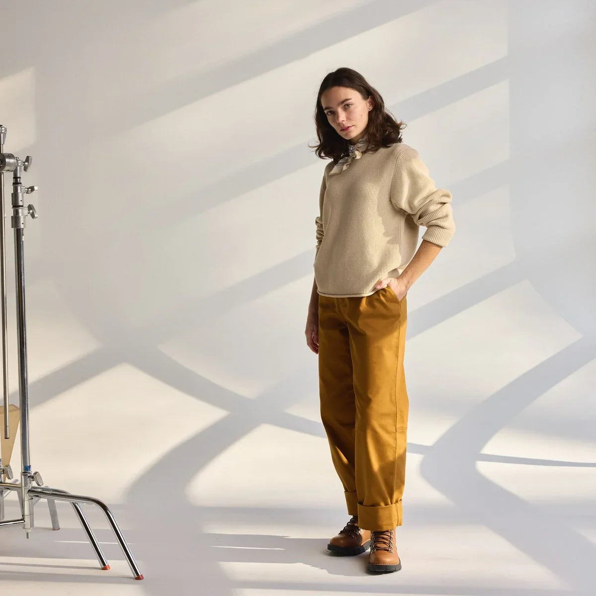 Women's Water-Repellent Wool Cotton Sweater