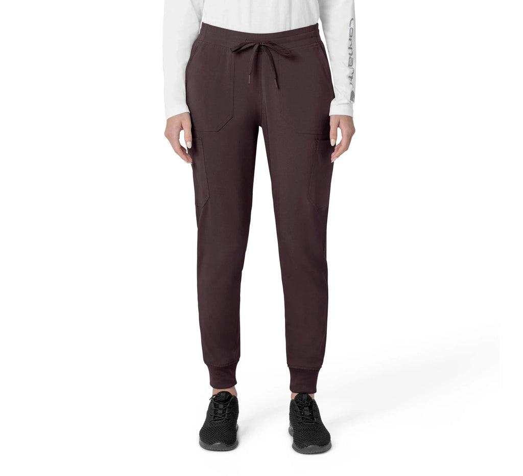 Women's Stretch Cargo Jogger Scrub Pants - Pink