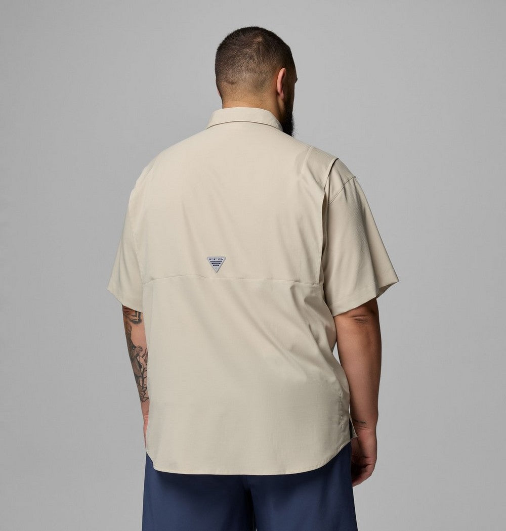 Men's Big UPF 40 Team Fishing Shirt - Tan