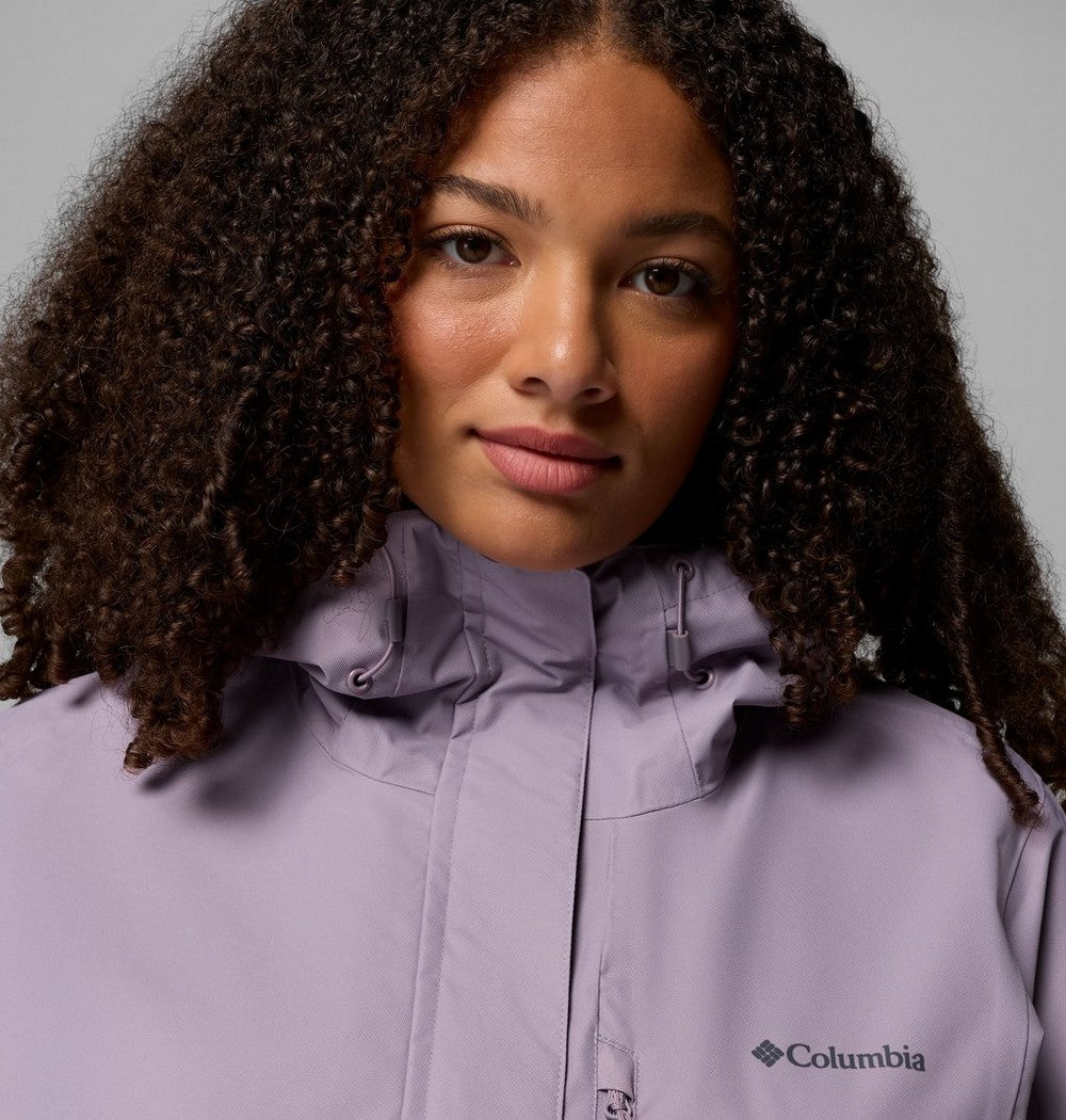 Women's Plus Size Waterproof Rain Jacket - Navy