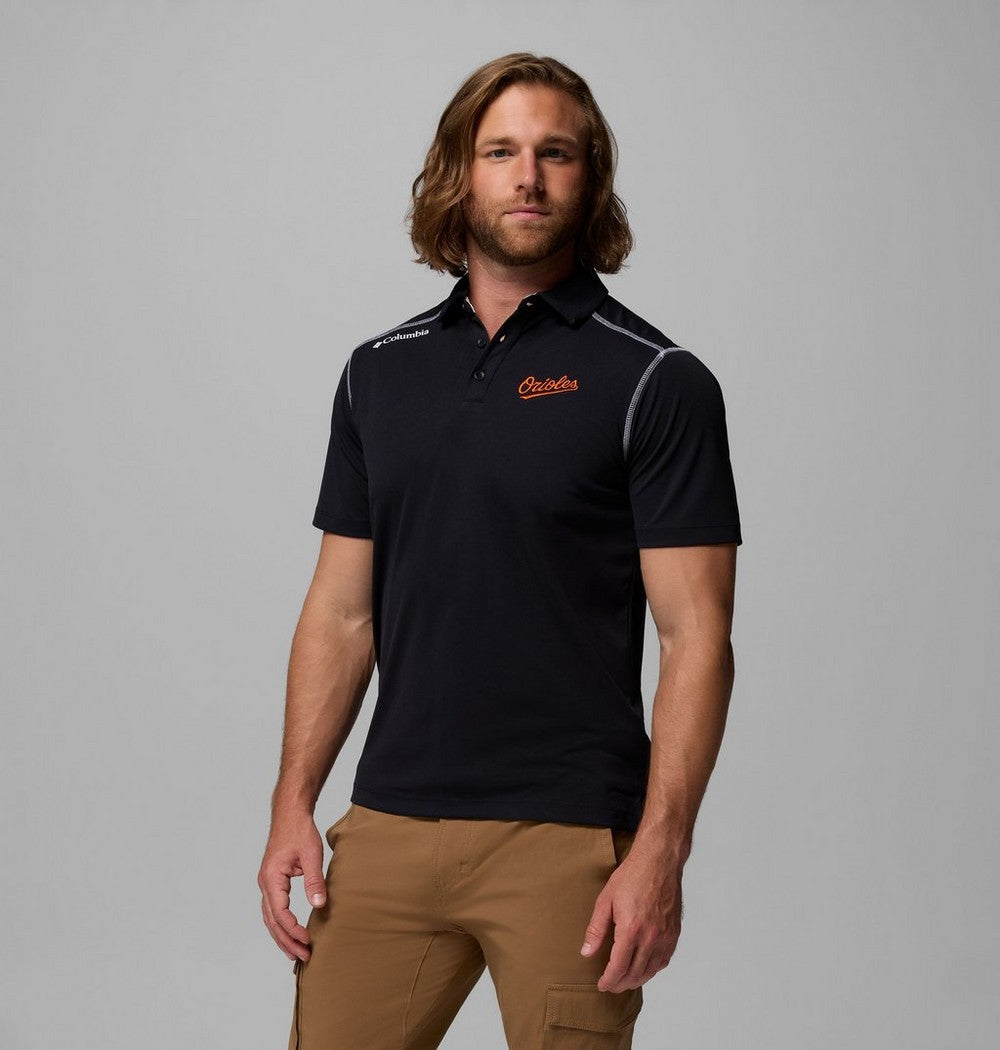 Men's Moisture-Wicking Polo Shirt - Black