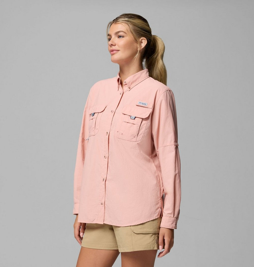 Women's Long Sleeve Fishing Shirt - Pink