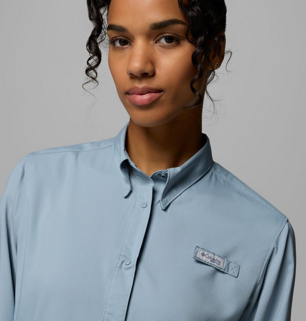 Women's Long Sleeve Fishing Shirt - Stone