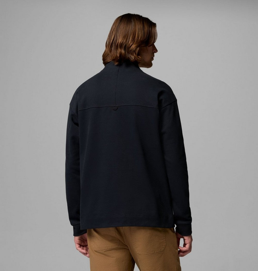Men's Knit Quarter-Zip Pullover - Beige