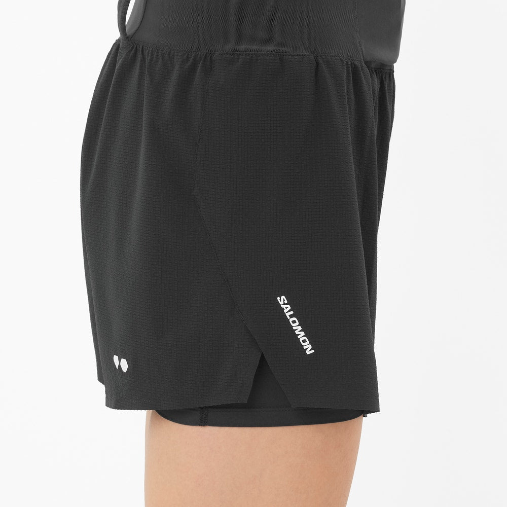 Women's 5-Inch 2-In-1 Trail Shorts - Burnt Umber
