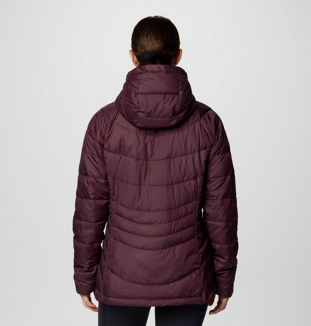 Women's Insulated Hooded Jacket - Wine