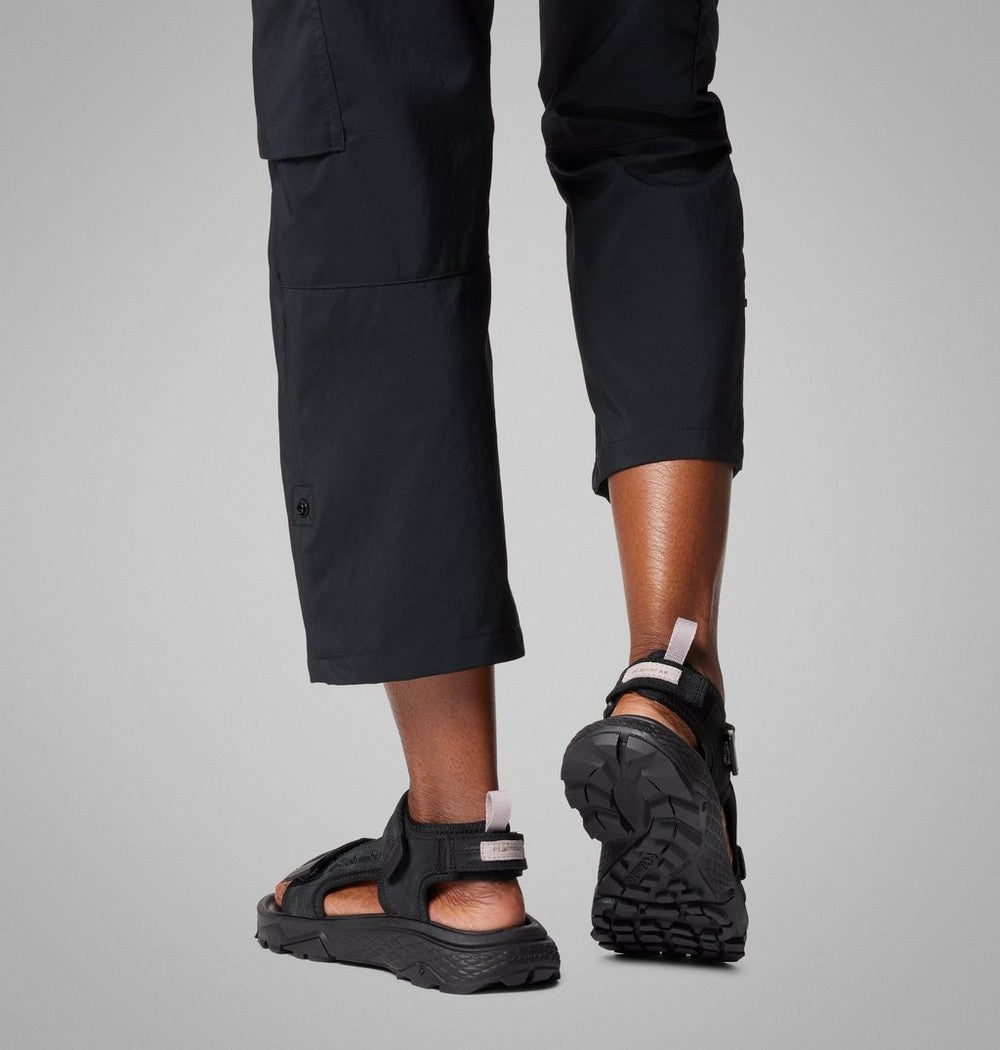 Women's Adjustable Nubuck Hiking Sandal - Black