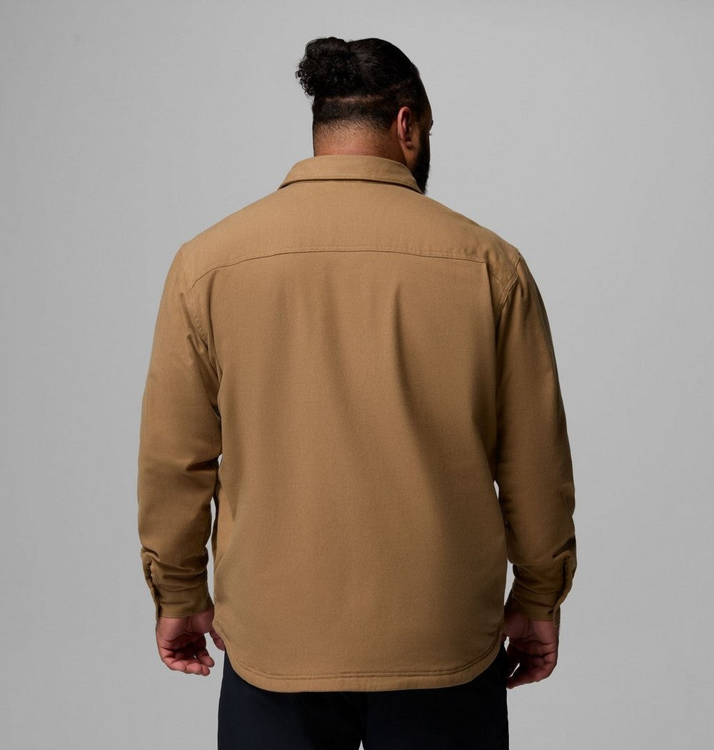 Men's Big Fleece-Lined Shirt Jacket - Blue
