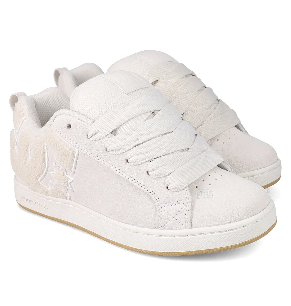 Women's Suede Padded Sneaker - Off White Gum