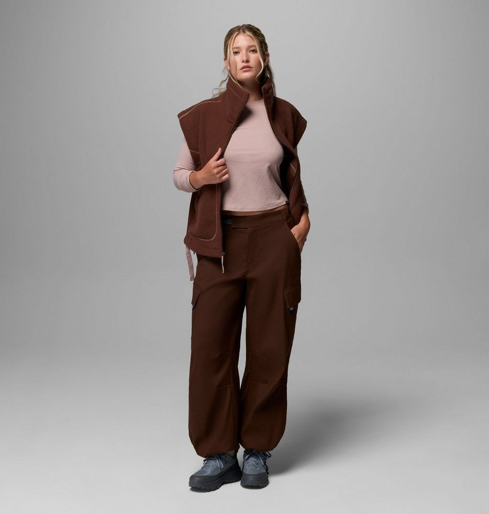 Women's Relaxed Fleece Vest - Blue
