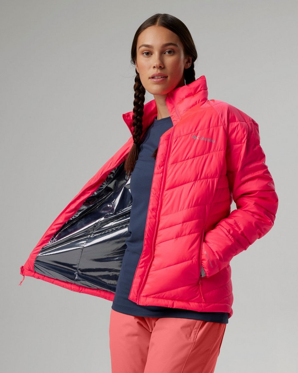 Women's Midweight Thermal Base Layer Top - Pink