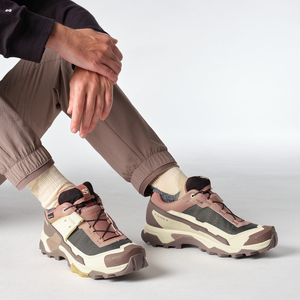 Women's Waterproof Hiking Shoes - Brown