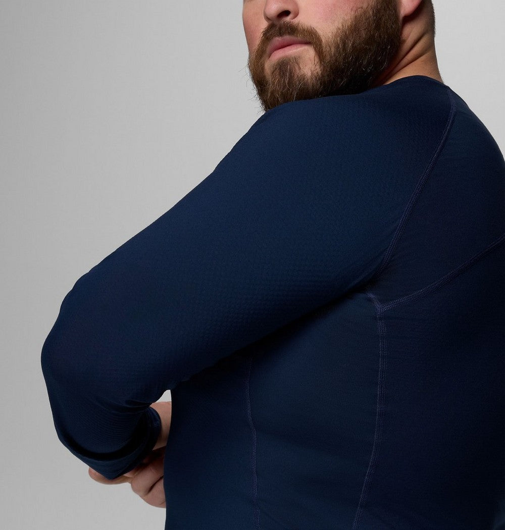 Men's Thermal Knit Base Layer Crew - Navy