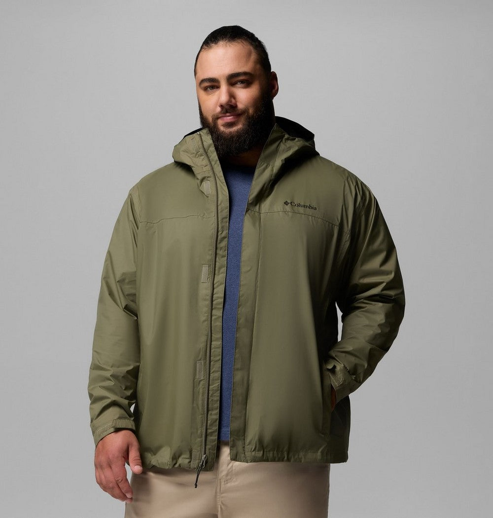 Men's Big Seam-Sealed Rain Jacket - Blue