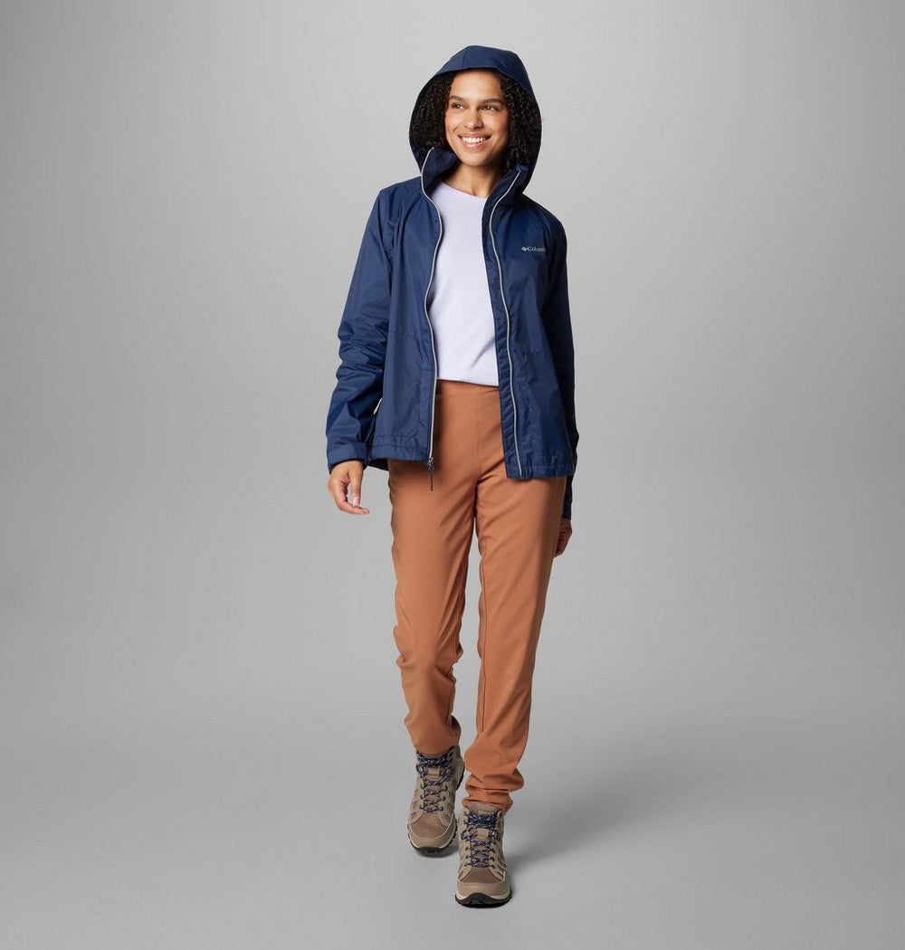 Women's Packable Water-Repellent Jacket - Blue