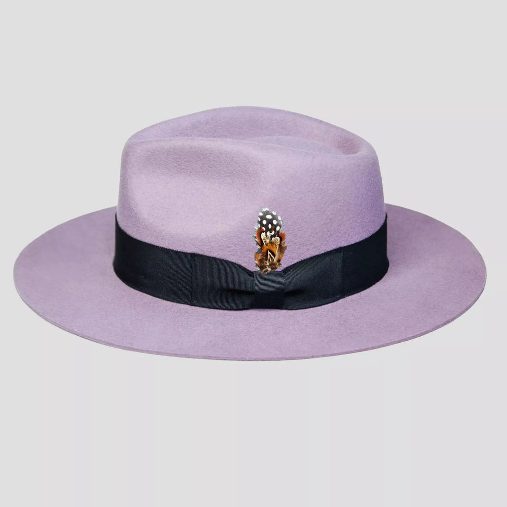 Eerguson Fedora - Lavender+Black