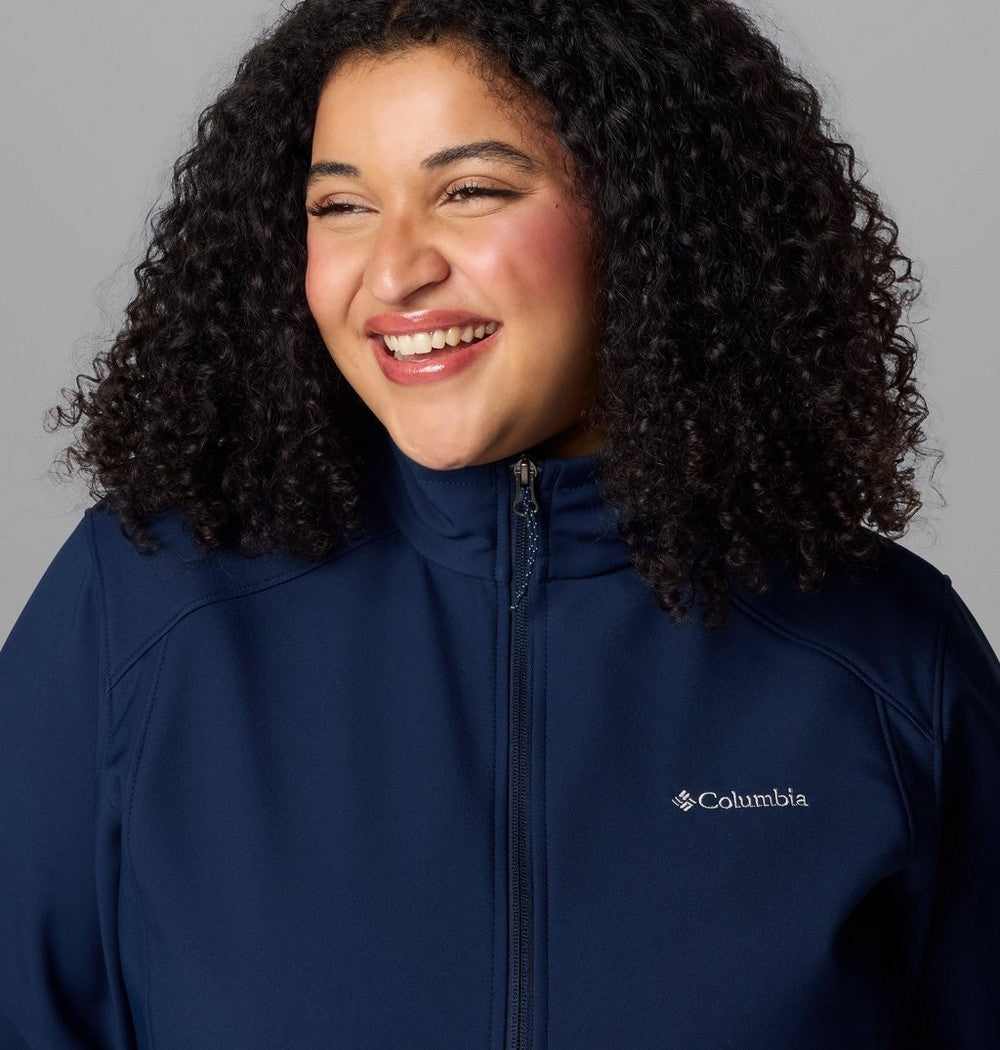 Women's Plus Size Softshell Jacket - Blue