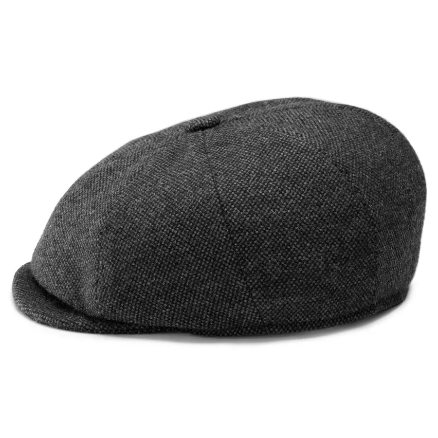 Malco Dark Grey Moda Newsboy Cap