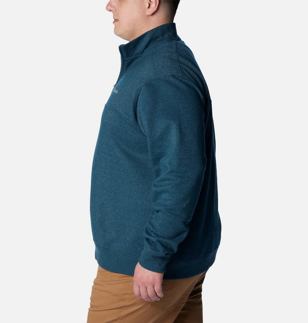 Men's Big Half-Zip Fleece Pullover - Blue