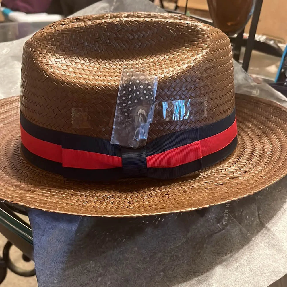 Sg Miller Ranch Fedora - Patriotic Straw
