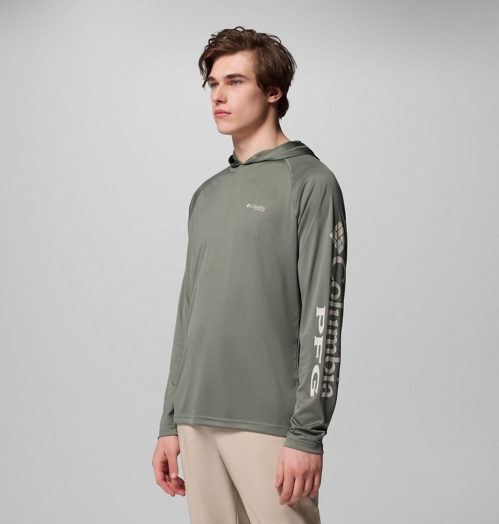Men's Long-Sleeve Sun Hoodie - Gray