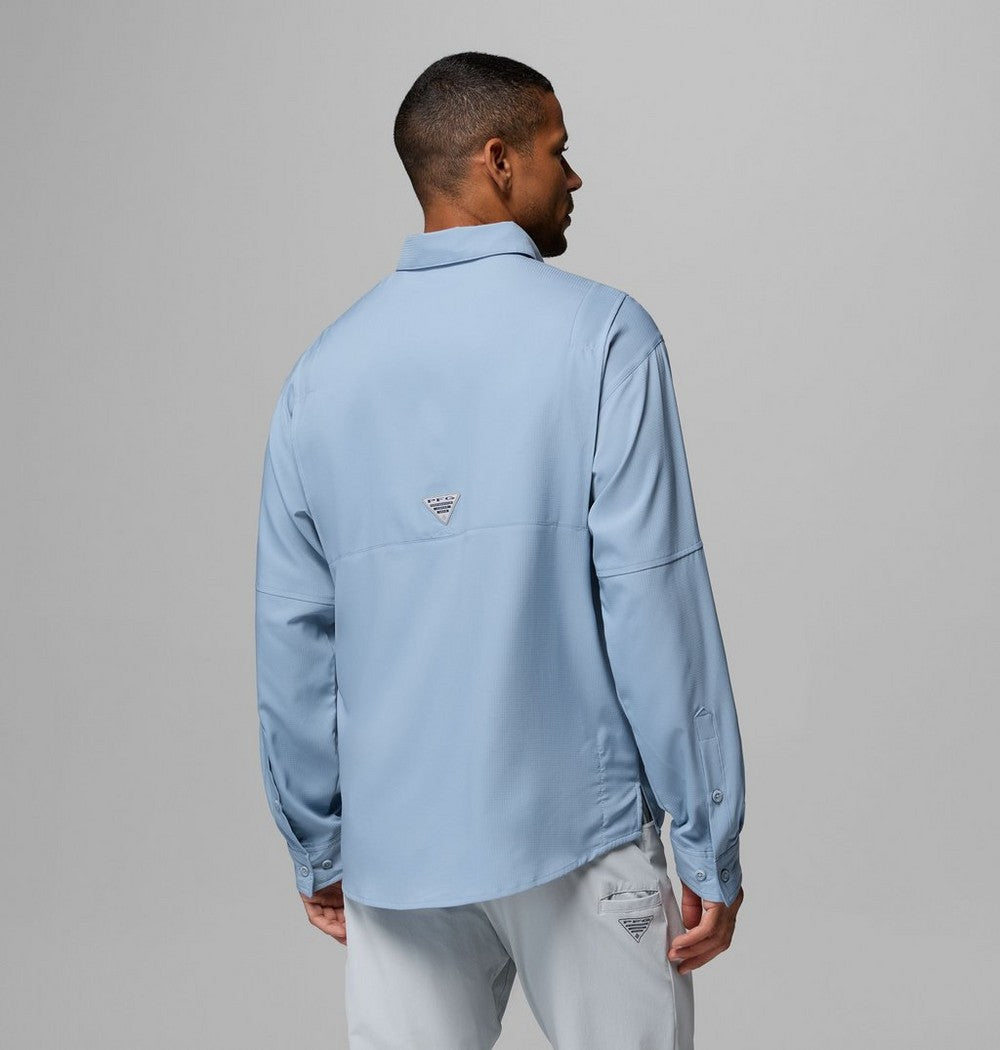 Men's Long-Sleeve Fishing Shirt - Teal