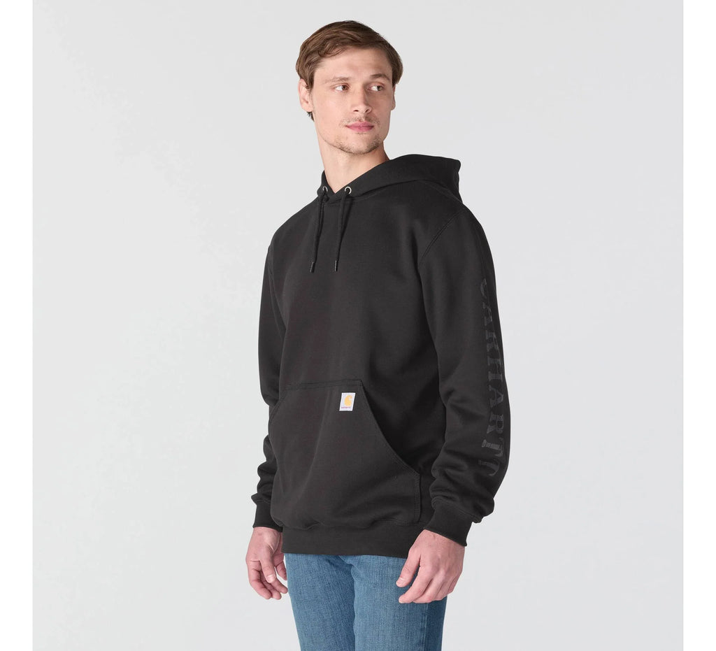 Men's Back Graphic Hooded Sweatshirt - Port