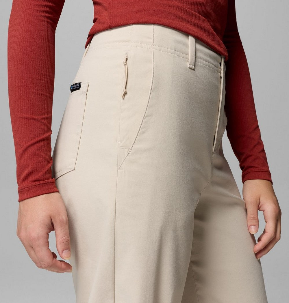 Women's Stretch Wide-Leg Pants - Green