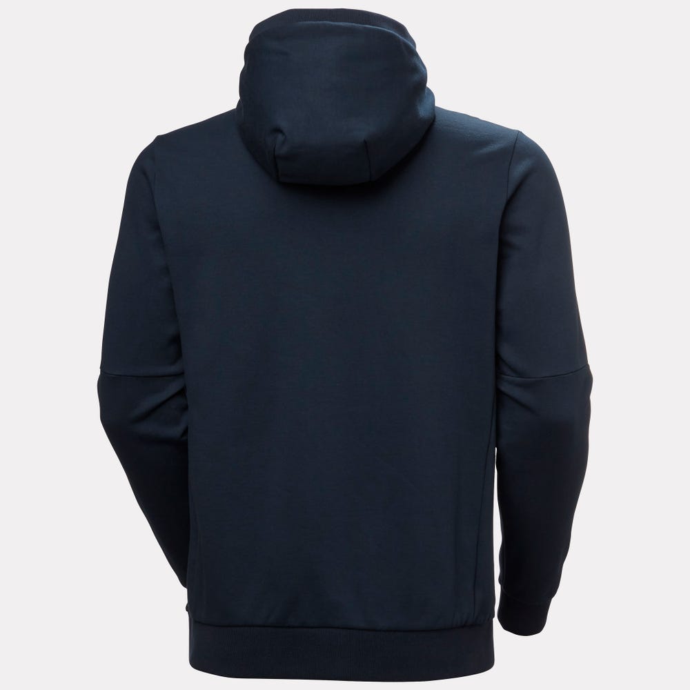 Men's Full-Zip Work Hoodie - Navy