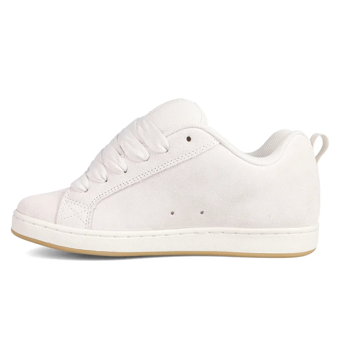 Women's Suede Padded Sneaker - Off White Gum