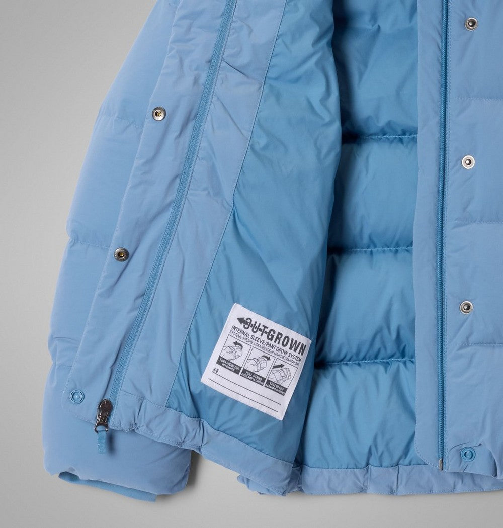 Girls' Hooded Down Puffer Jacket - Blue