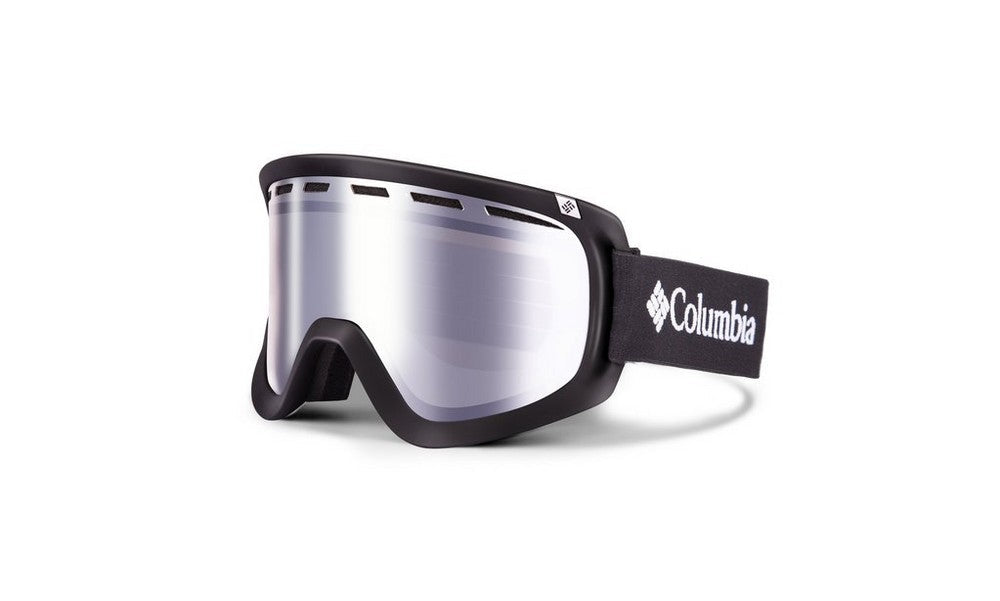 Small Ski Goggles With Amber Lens - White