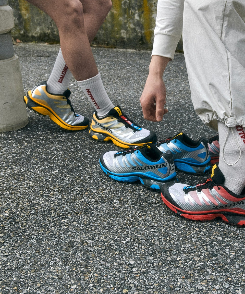 Cushioned Retro Sneakers - Black