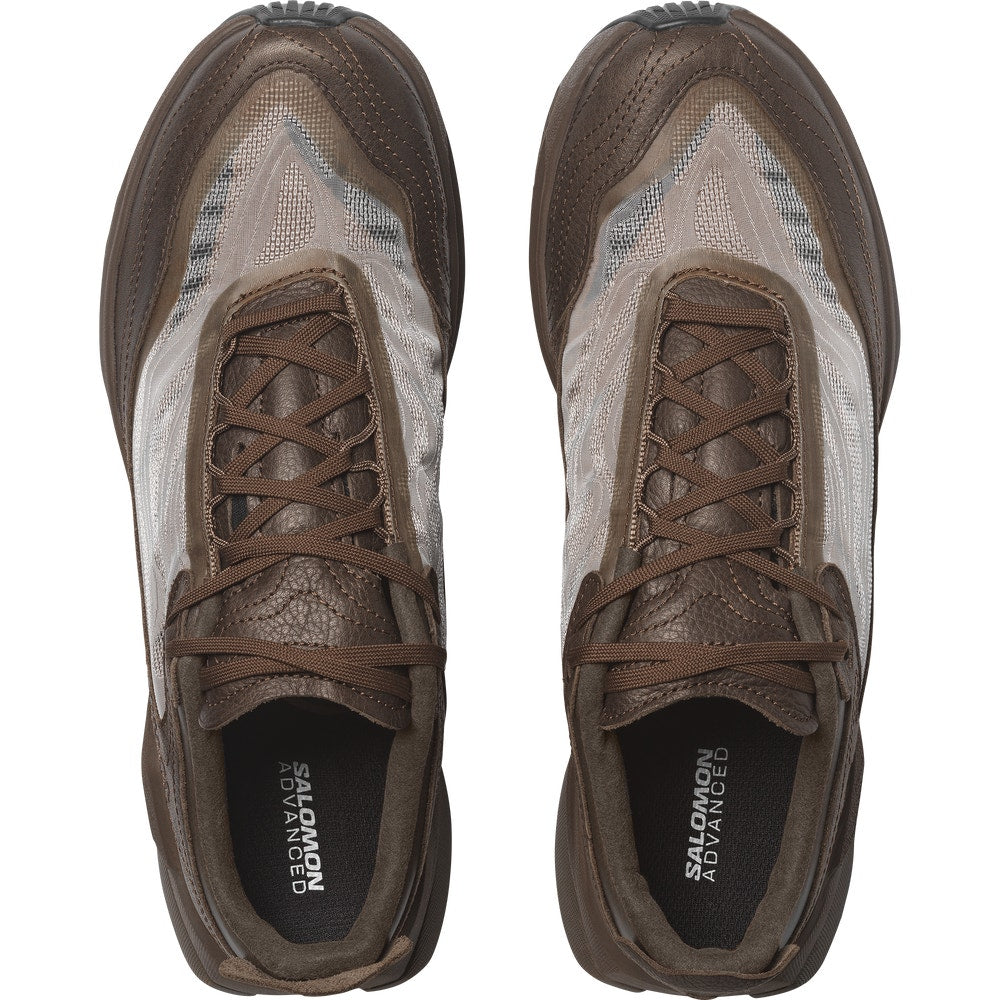 Unisex Fiberglass Plate Running Shoe - Brown