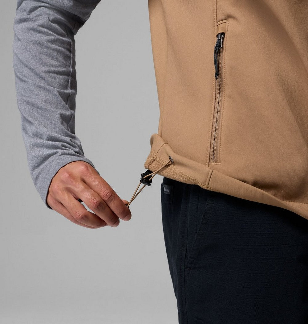 Men's Wind-Resistant Softshell Vest - Gray