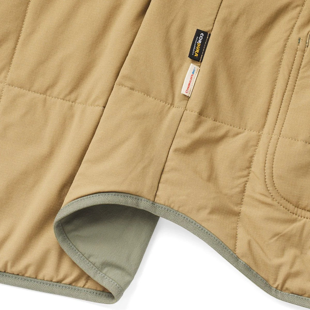 Insulated Snap-Front Overshirt - Dusty Olive
