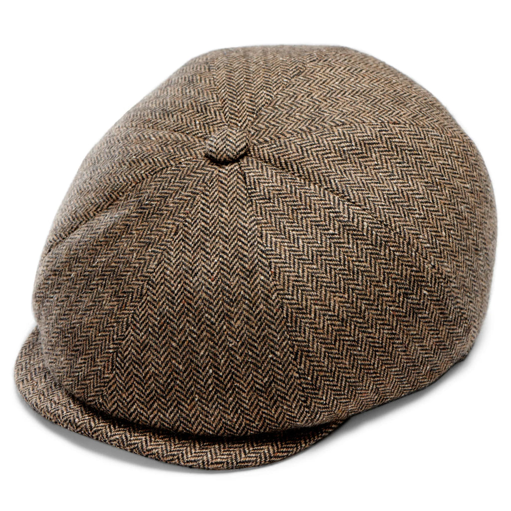 Malco Herringbone Moda Newsboy Cap