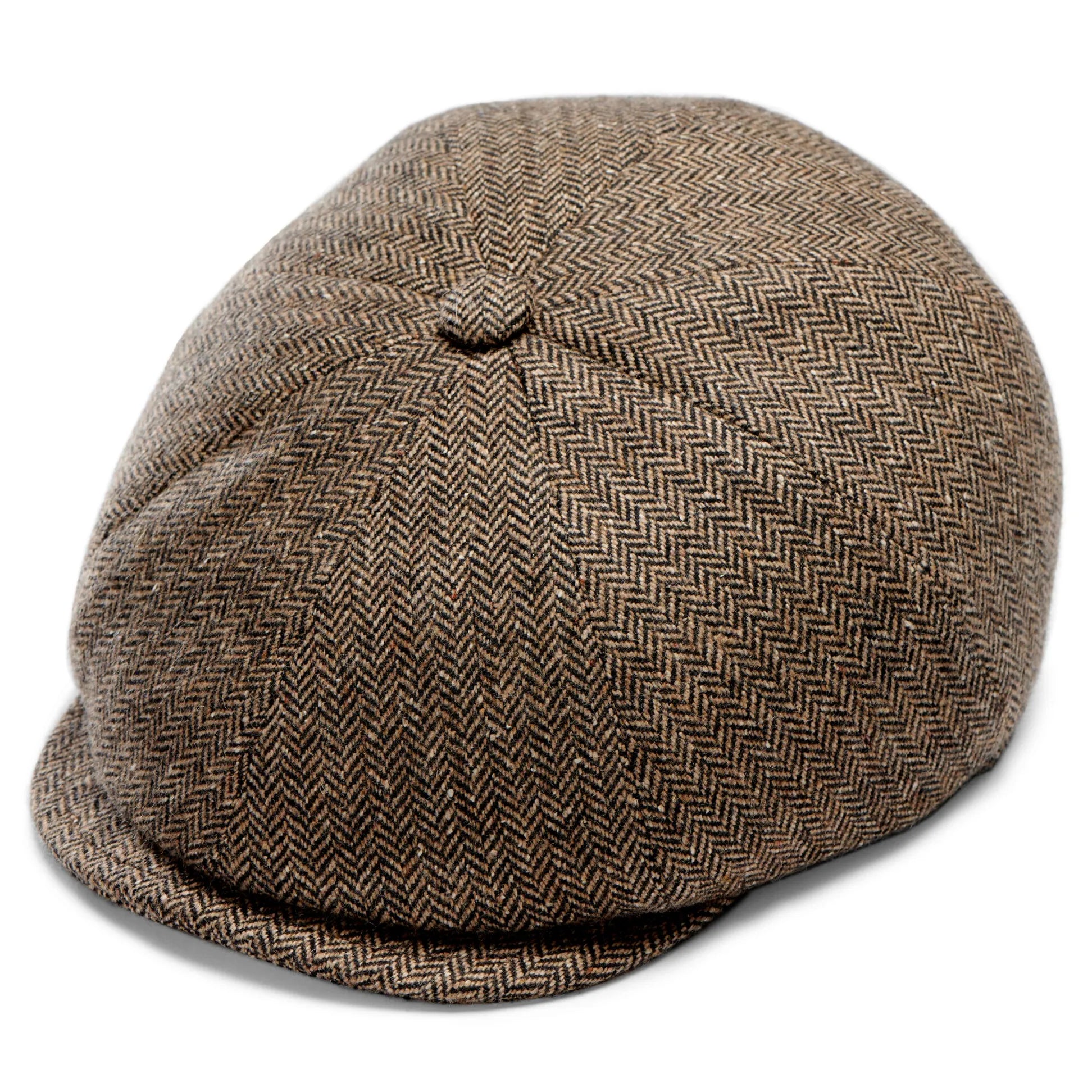 Malco Herringbone Moda Newsboy Cap