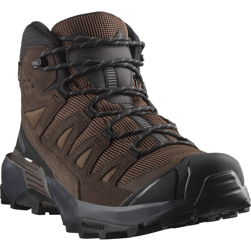 Men's Waterproof Leather Mid Hiking Boots - Tan