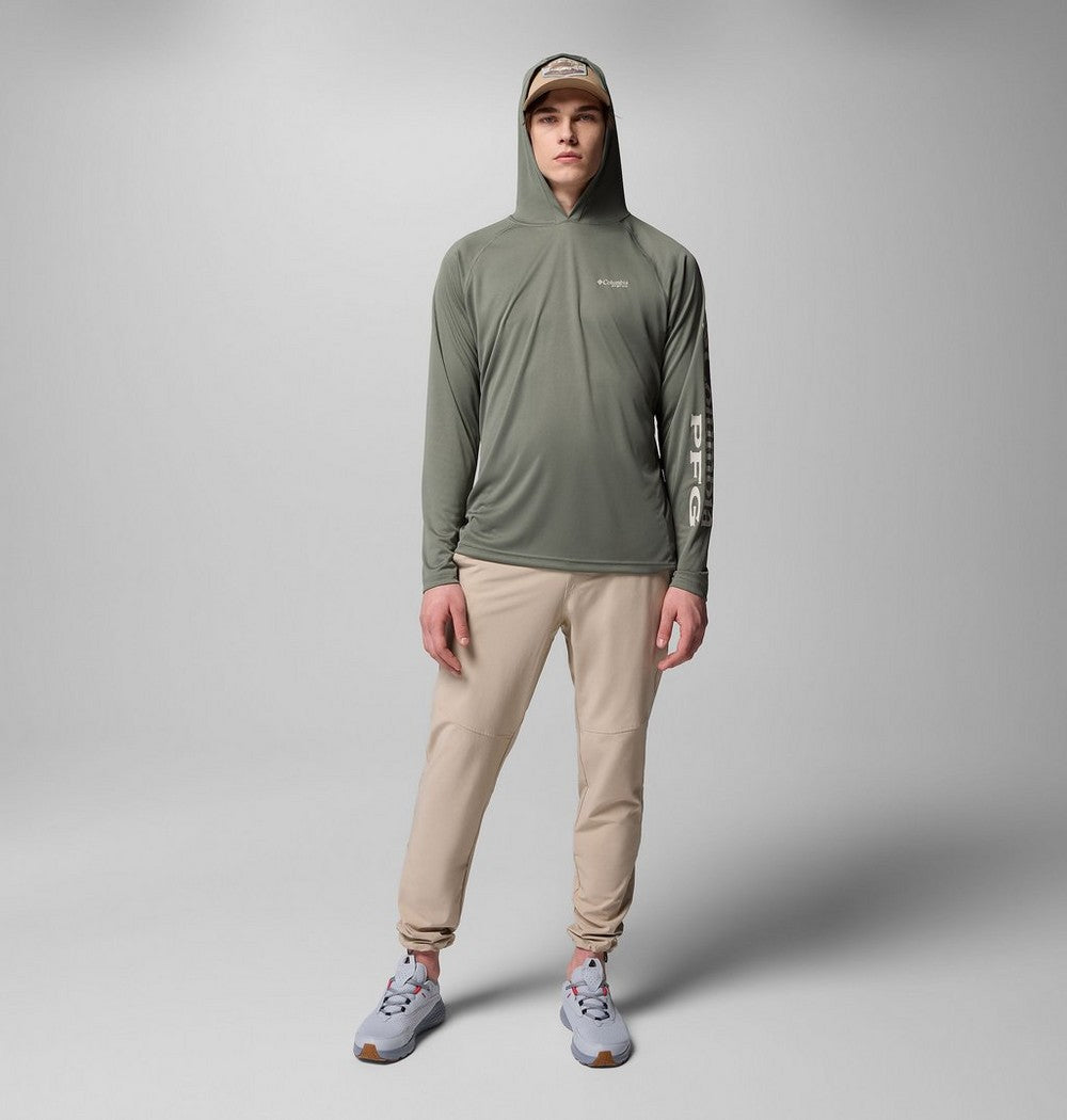 Men's Long-Sleeve Sun Hoodie - Gray