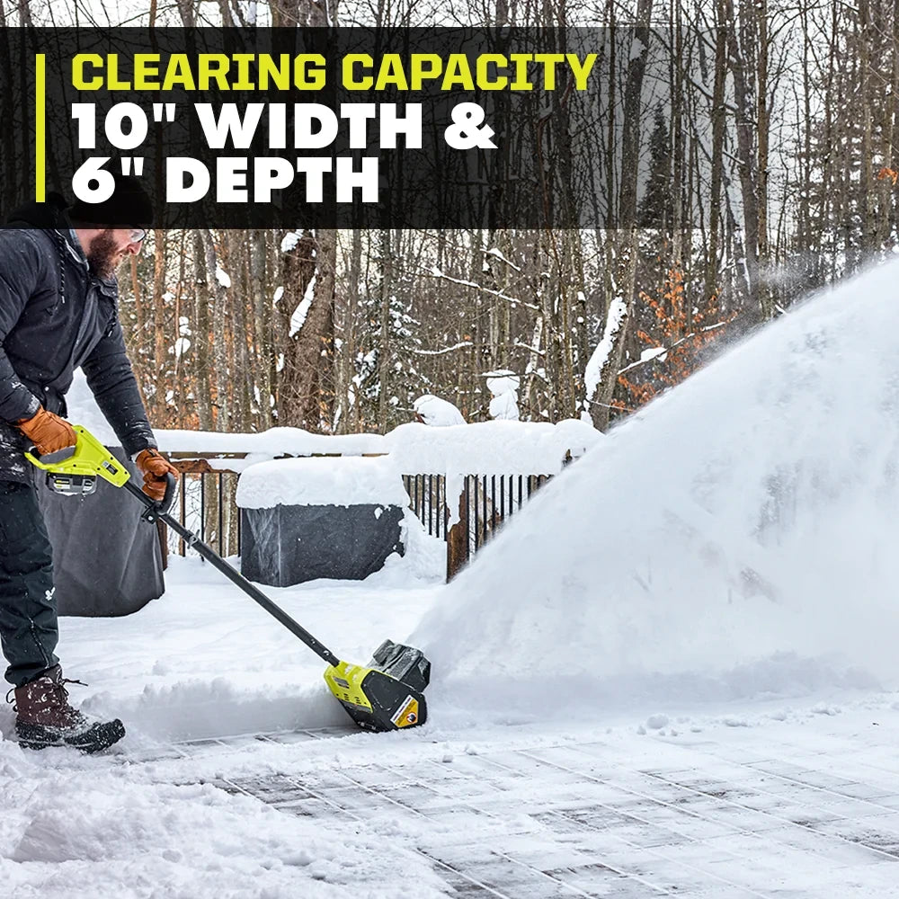 18V 10-Inch Cordless Snow Shovel Kit