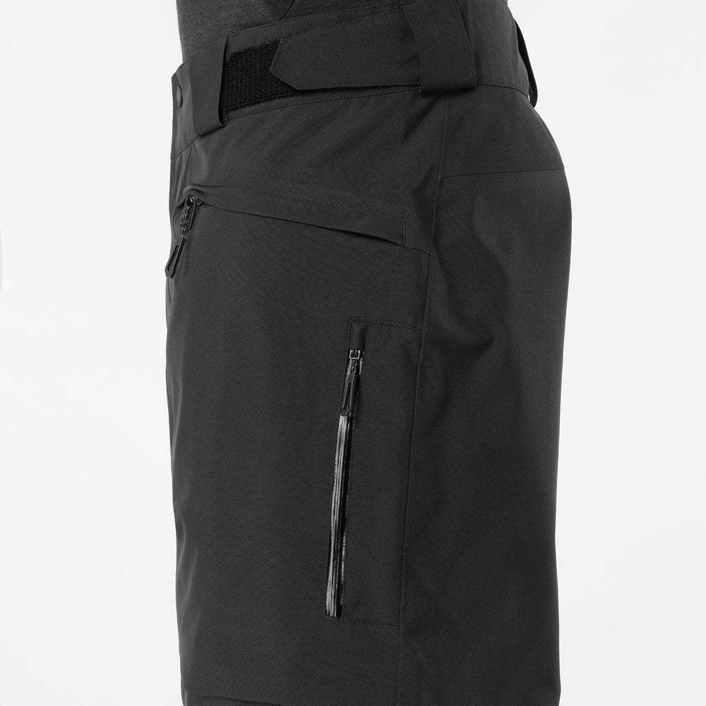 Men's Waterproof Snow Shell Pants - Black