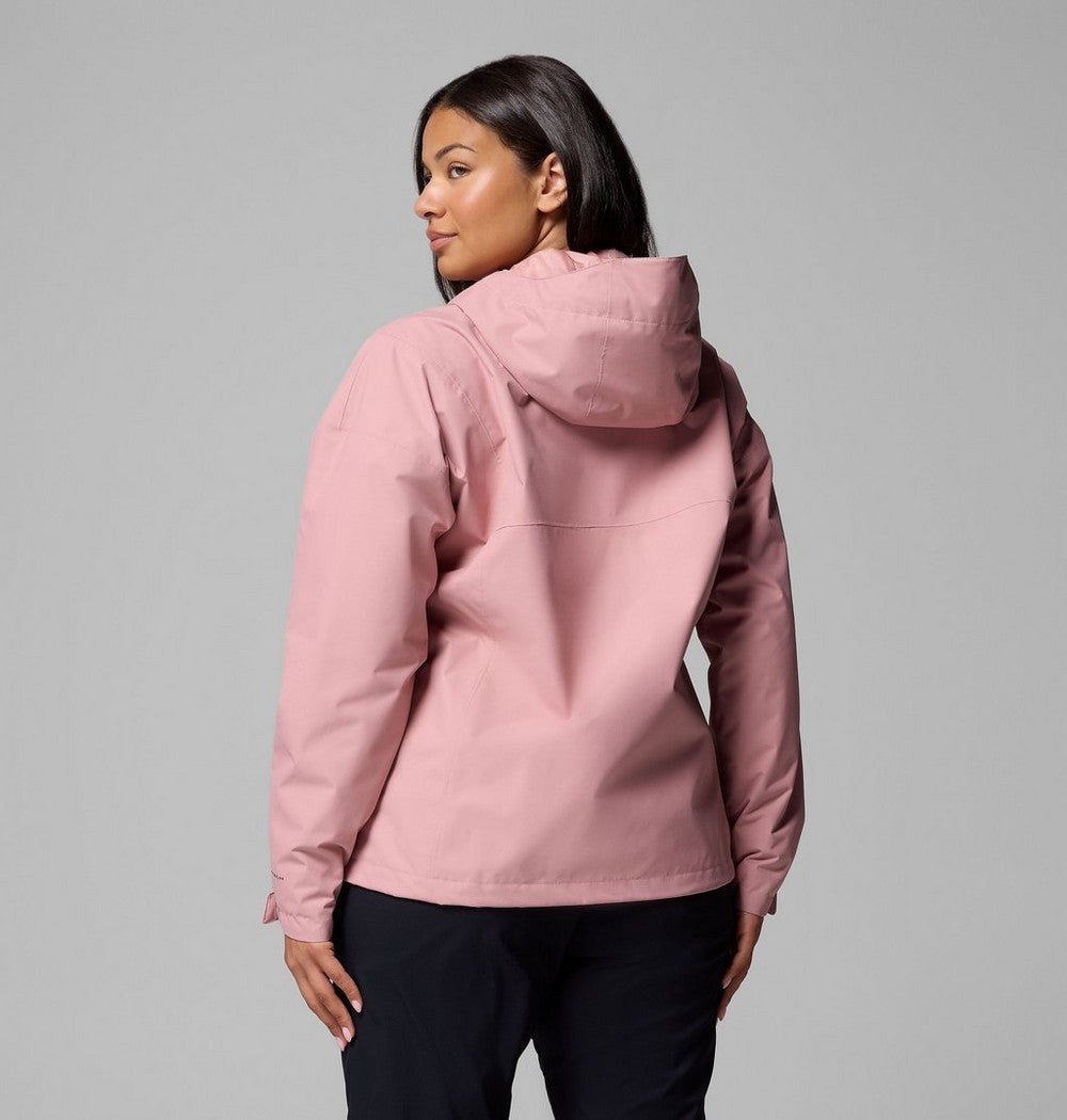 Women's Plus Size Waterproof Rain Jacket - Navy
