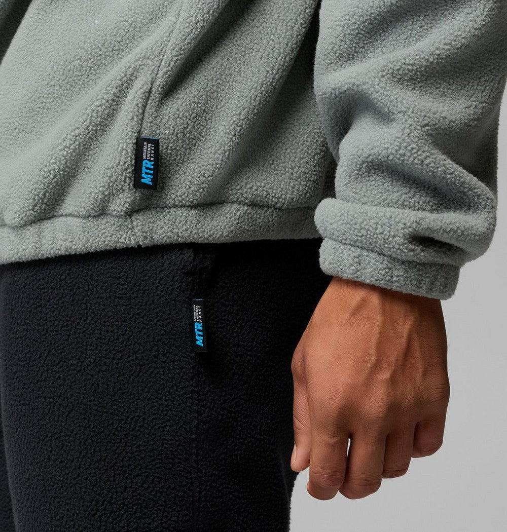 Men's Fleece Half-Zip Pullover - Dark Grey